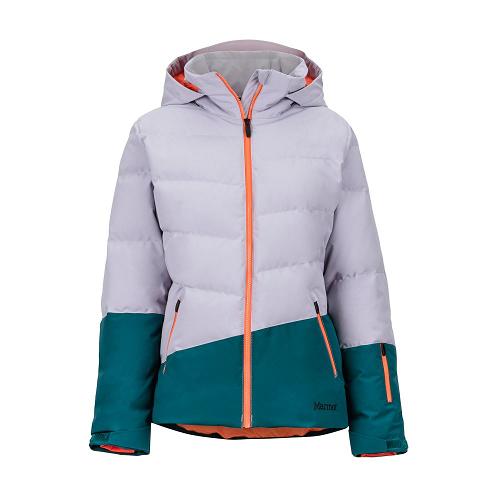 Marmot Slingshot Jackets - Womens Ski Jacket Pink Green CA2834769 Canada